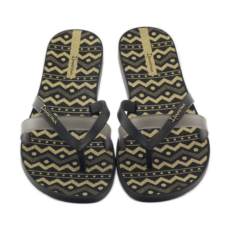 Chaussons femme loisirs Ipanema 82289 noir jaune 4