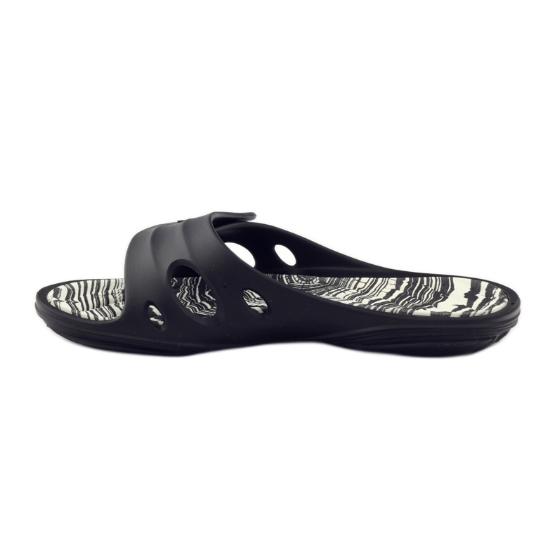 Rider 82213 chaussons de piscine velcro noir blanc 2
