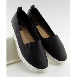 Baskets noires à enfiler super confortables 4163 Black 1