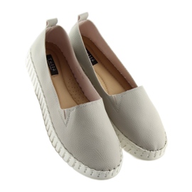 Gris 4163 Baskets à enfiler grises super confortables 1