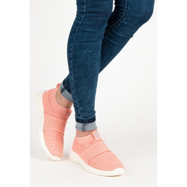 Kylie Espadrilles textiles à enfiler rose 2