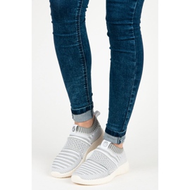 Kylie Espadrilles textiles à enfiler gris 1