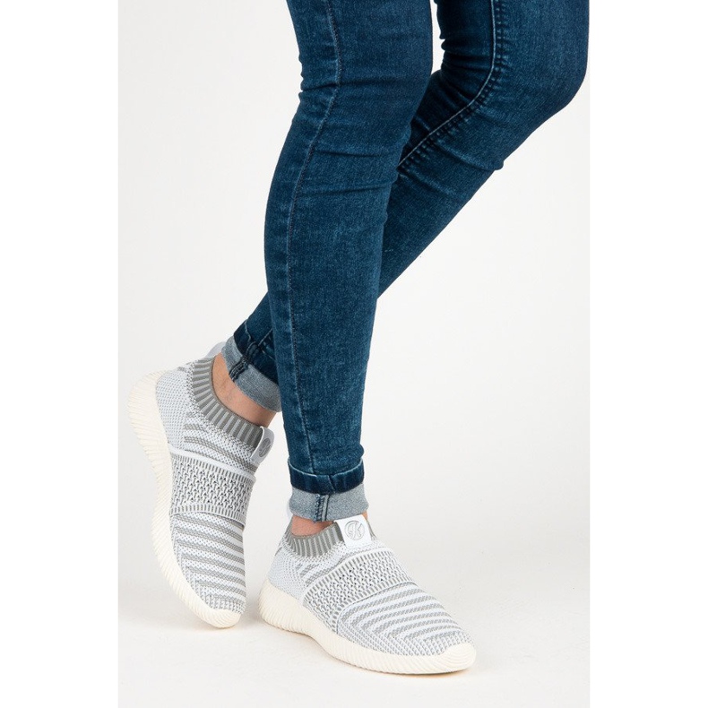Kylie Espadrilles textiles à enfiler gris 2