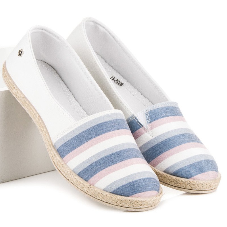 Espadrilles à enfiler Vices blanc 1