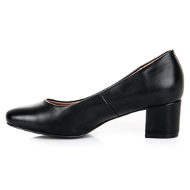 Vices Escarpins à talons bas le noir 1