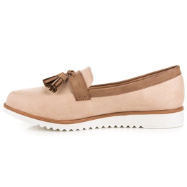 Boho vices mocassins beiges 3