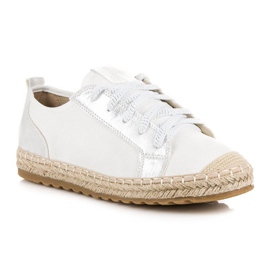 Seastar Espadrilles en daim à lacets blanche 2