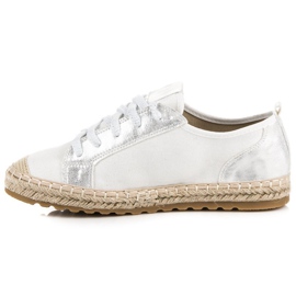 Seastar Espadrilles en daim à lacets blanche 3