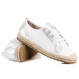 Seastar Espadrilles en daim à lacets blanche 4