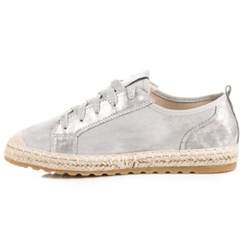 Seastar Espadrilles en daim à lacets gris 2