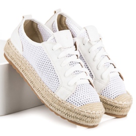 Seastar Espadrilles Ajourées Sur La Reliure blanc 1