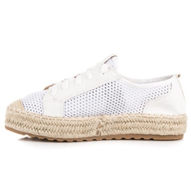 Seastar Espadrilles Ajourées Sur La Reliure blanche 3