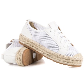 Seastar Espadrilles Ajourées Sur La Reliure blanche 4