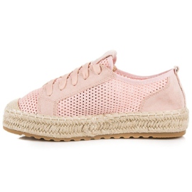 Seastar Espadrilles Ajourées Sur La Reliure rose 2