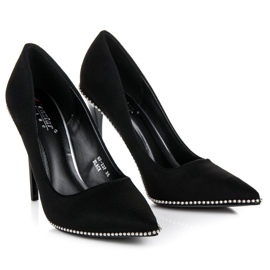 Seastar Talons hauts noirs à la mode le noir 3
