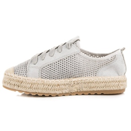 Seastar Espadrilles Ajourées Sur La Reliure gris 2