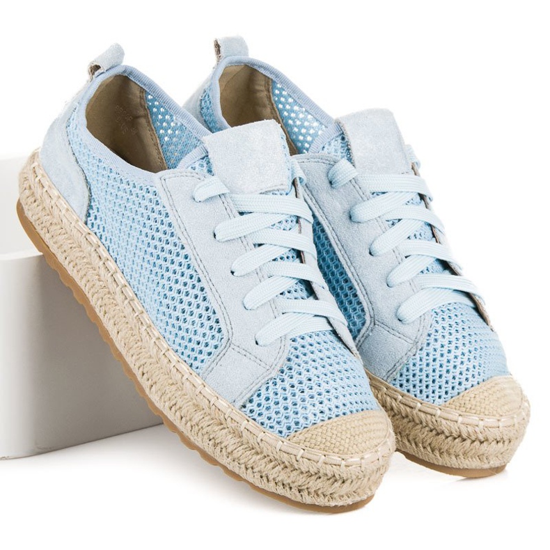 Seastar Espadrilles Ajourées Sur La Reliure bleu 1