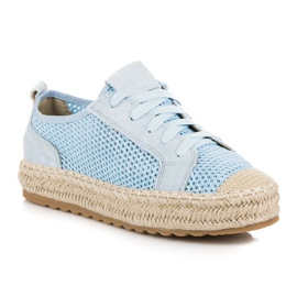 Seastar Espadrilles Ajourées Sur La Reliure bleu 2