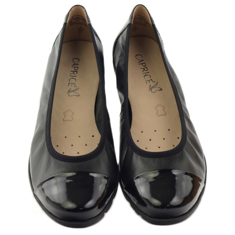Caprice Ballerinas pour femmes confortables 9-22152-28 noir avec onair le noir 4