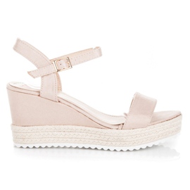 Seastar Sandales espadrilles compensées brun 3