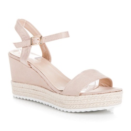 Seastar Sandales espadrilles compensées brun 4