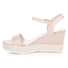 Seastar Sandales espadrilles compensées brun 5