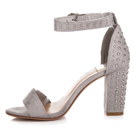 Seastar Sandales en daim sur un poteau gris 1