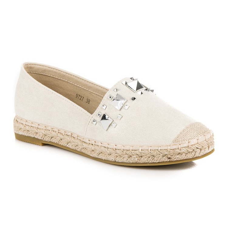 Coura Espadrilles beiges jaune 1