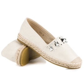 Coura Espadrilles beiges jaune 3