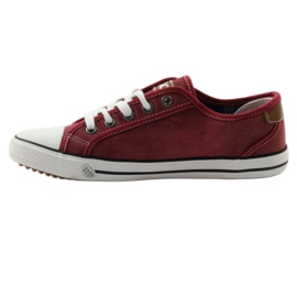 Demi-baskets Mcarthur 01-BG bordeaux multicolore brun blanc 3