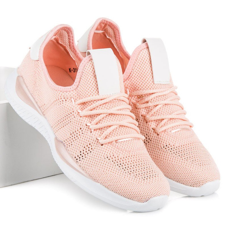Poudre, chaussures de sport à enfiler rose 1