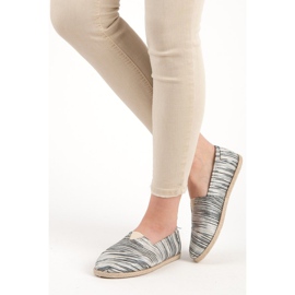 Espadrilles côtelées noir 1