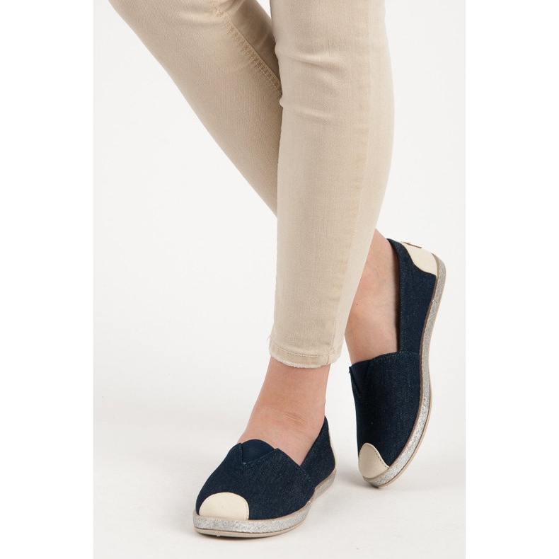 Muto Espadrilles en jean bleu 1