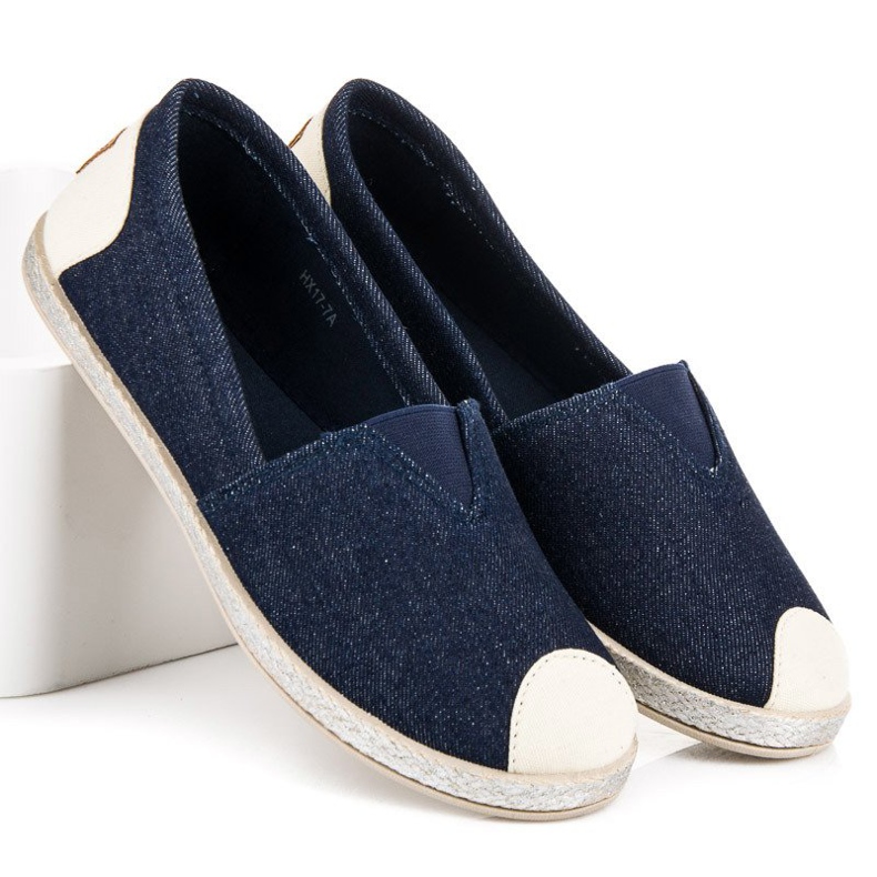 Muto Espadrilles en jean bleu 2
