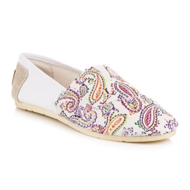 L. Day Espadrilles Avec Motif Ethnique blanche 2