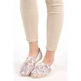 L. Day Espadrilles Avec Motif Ethnique blanche 6
