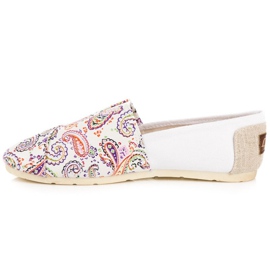 L. Day Espadrilles Avec Motif Ethnique blanche 3
