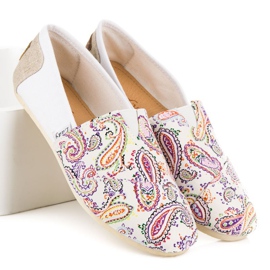 L. Day Espadrilles Avec Motif Ethnique blanche 5