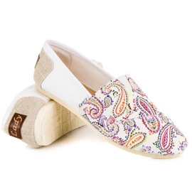 L. Day Espadrilles Avec Motif Ethnique blanche 4