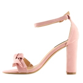 Sandales à talons roses 118-11 rose 1 Sandales à talons roses 118-11 rose 1
