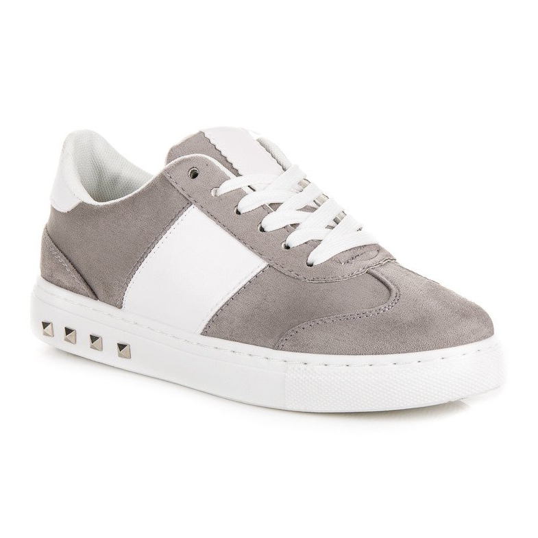 Sport Baskets en daim gris 1