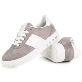 Sport Baskets en daim gris 3