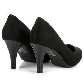Escarpins confortables sur une épingle le noir 4