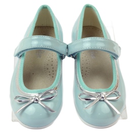 American Club Ballerines à nœud américain vert 4