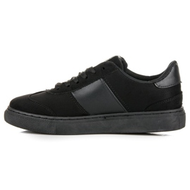 Sport Baskets en daim le noir 3