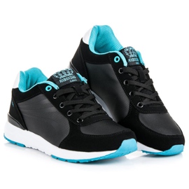 Ax Boxing Baskets nouées noires le noir bleu 1