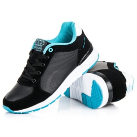 Ax Boxing Baskets nouées noires le noir bleu 2