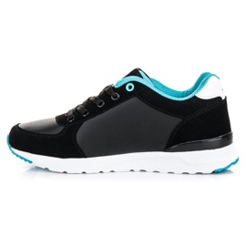 Ax Boxing Baskets nouées noires le noir bleu 4