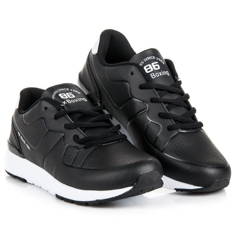 Ax Boxing Chaussures de sport noires pour femmes le noir 1