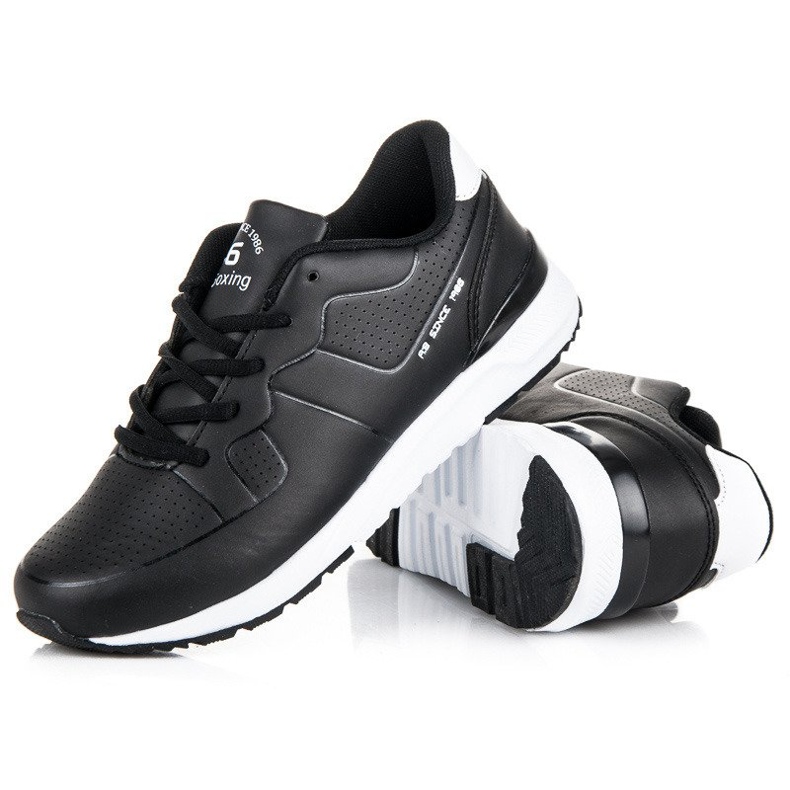 Ax Boxing Chaussures de sport noires pour femmes 2